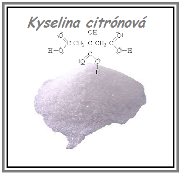 KYSELINA CITRÓNOVÁ monohydrát 25kg