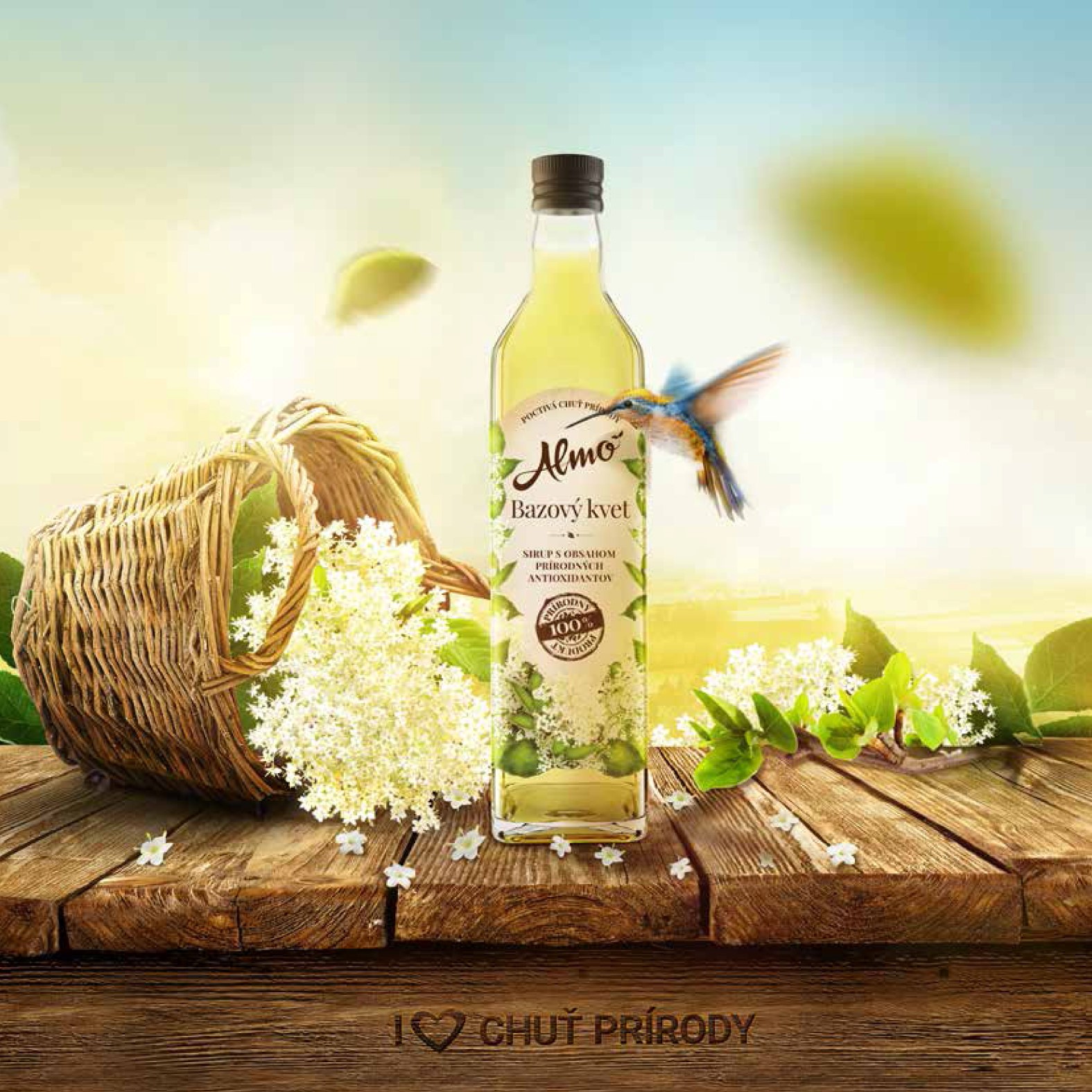 ALMO sirup BAZOVÝ KVET 0,5L