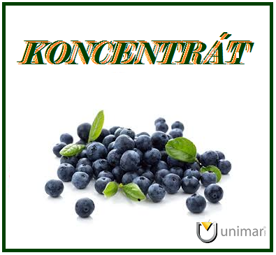 Koncentrát Čučoriedka 65°Bx/25 kg