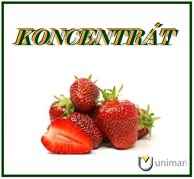 Koncentrát Jahoda 65°Bx/25 kg